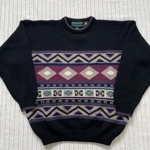 Vintage Sedgewick Men’s Virgin Wool Pullover Knit Sweater | Size M